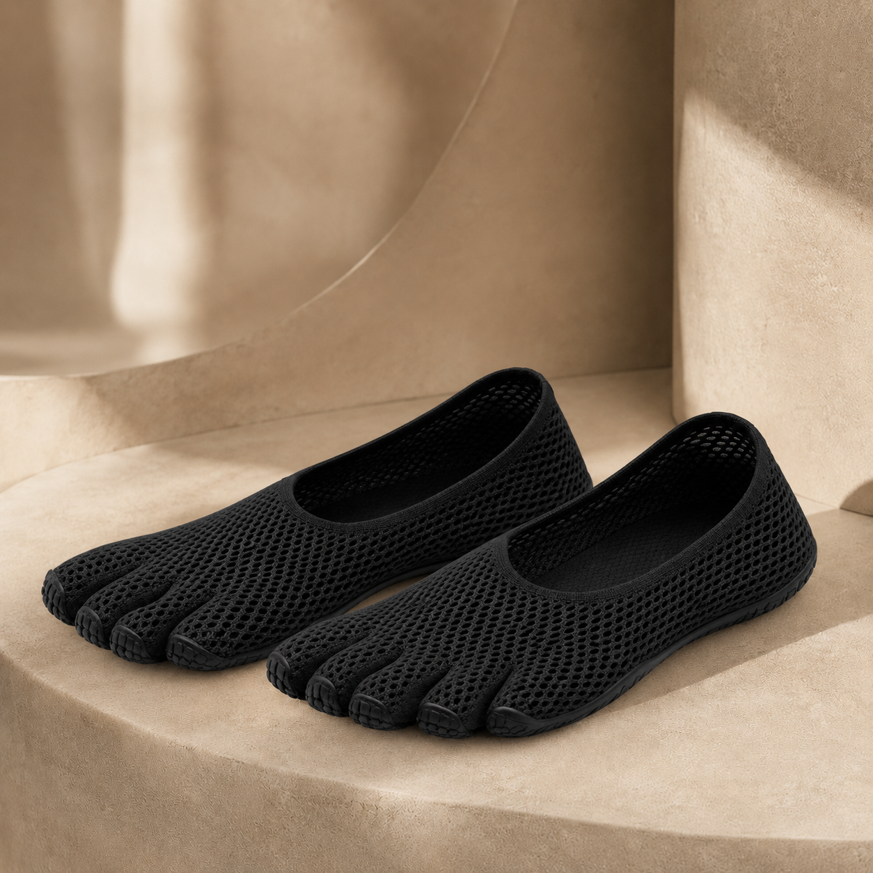 Bare Barre Split-Toe Ballet Flats