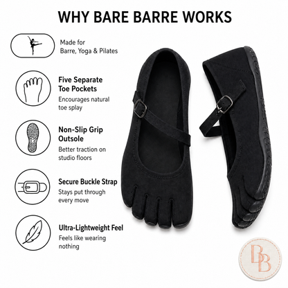 Bare Barre Split-Toe Ballet Flats