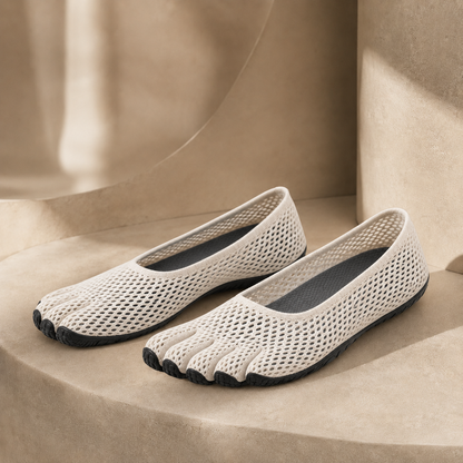 Bare Barre Split-Toe Ballet Flats