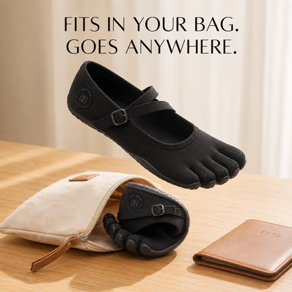 Bare Barre Split-Toe Ballet Flats