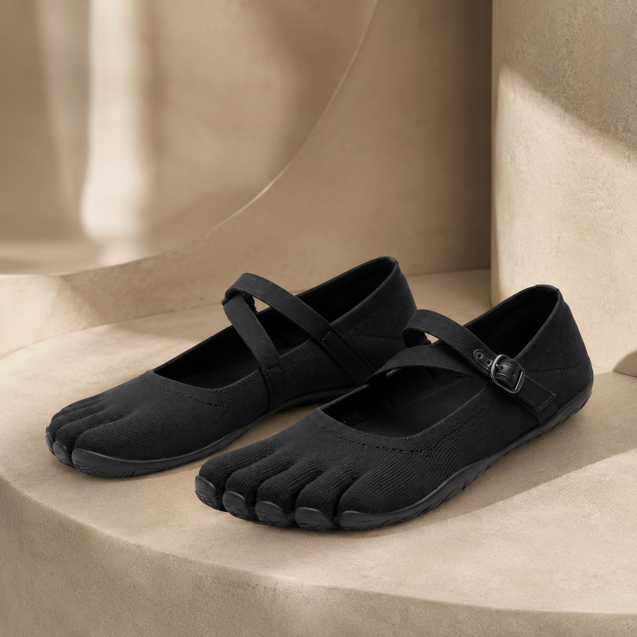 Bare Barre Split-Toe Ballet Flats